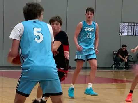 Video of Bradley Olinger #24 All Iowa Attack Sophomore Shooting Guard Spring 2021 Highlights 