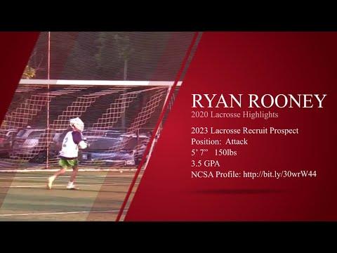 Video of Ryan Rooney 2020 Lacrosse Highlights