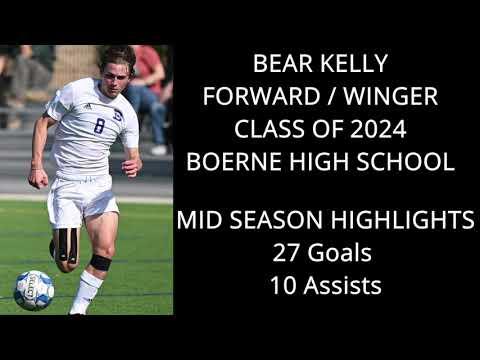 Video of Bear Kelly (27 Goals 10 Assists)(Forward/Winger)(Class of 2024) Mid-Season Highlights