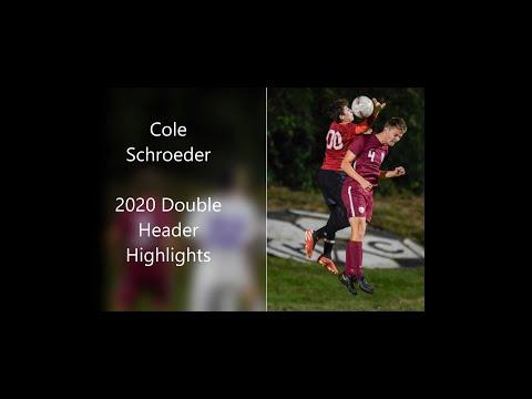 Video of Cole Schroeder 2020 Double Header Highlights 