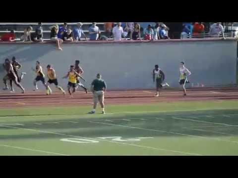 Video of Aidan Spring 4x100 3rd Leg in Green/White