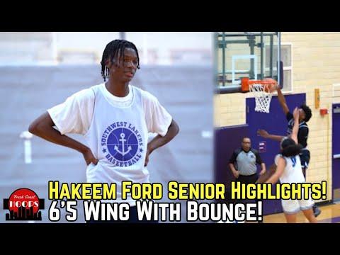 Video of Hakeem Ford is the best dunker in the City Conference! Senior Highlights
