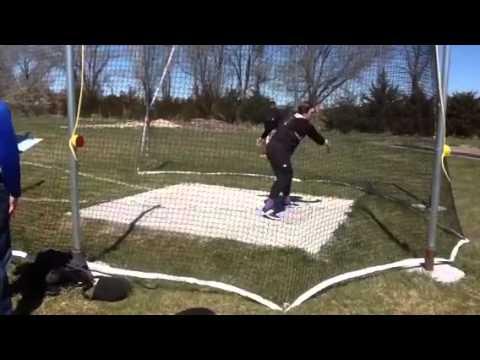 Video of Addison Henry (11th Grade) 154'8" Discus 4-8-16