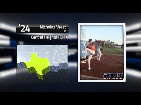 Video of  Nicholas (Nick) West | RHP 2024 | Showball Academic Showcase 10.9.22