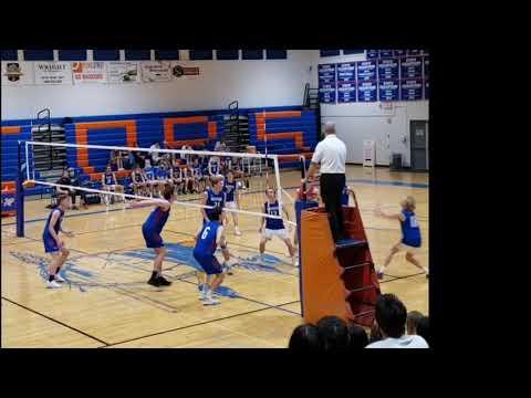 Video of Ryan Flake volleyball blocks