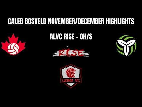 Video of Caleb Bosveld November/December Highlights