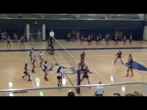 Video of GHS playoffs, middle back #4, set 4