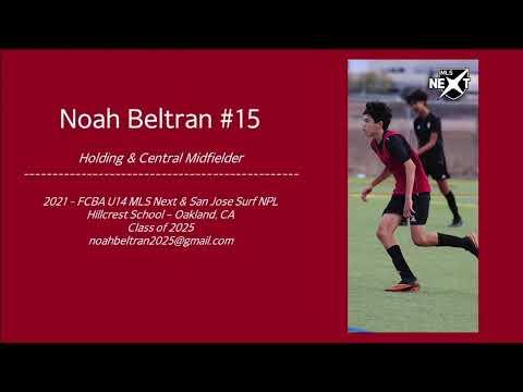 Video of Noah Beltran '25 / FCBA and San Jose Surf 2021 Highlights