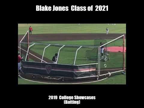 Video of Blake Jones 2021 Showcase ( batting ) 