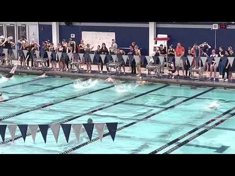 Video of 200 medley relay 50 back 26:70 (Kate is lane 6 3rd from right)