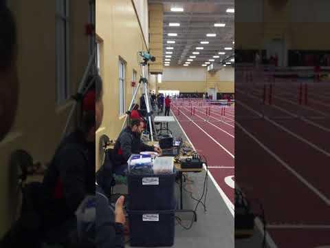 Video of 2017 NIC 10 Varsity Indoor Conference Intermediate Hurdles Champion 