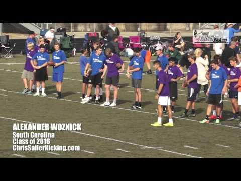 Video of Alexander Woznick - Kicker/Punter South Carolina Class of 2016