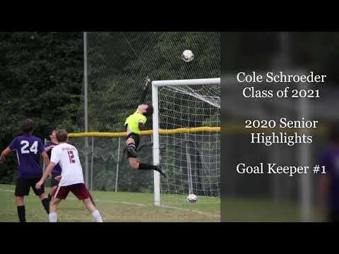 Video of Cole Schroeder 2020 Goalkeeper Highlights//Senior Year
