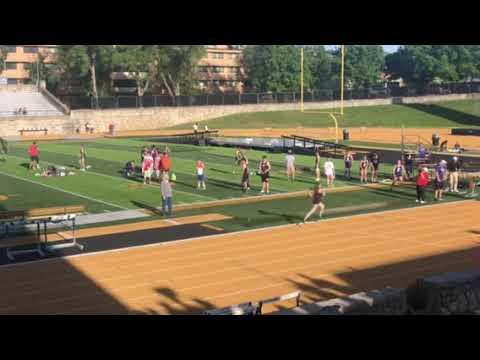 Video of 800m race at league - first place 