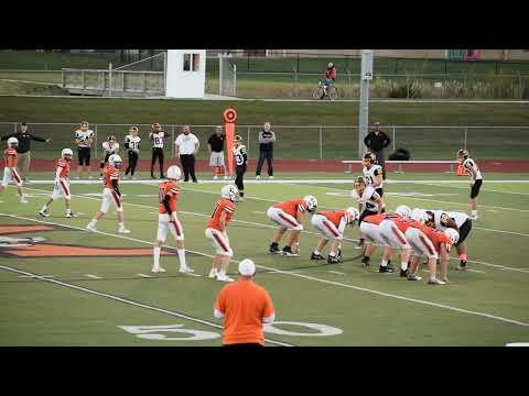 Video of QB passed for TD