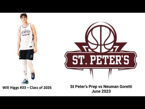 Video of Will Higgs #33 - Philly Live 2023 - St Peter's Prep vs Neuman Goretti