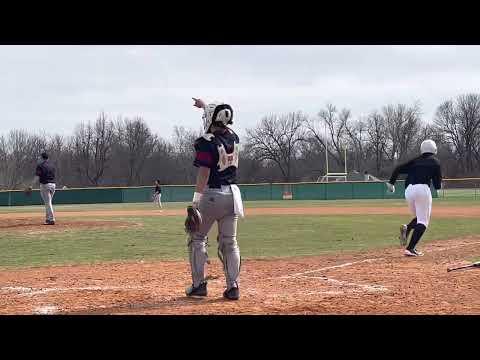 Video of Hits top of centerfield fence