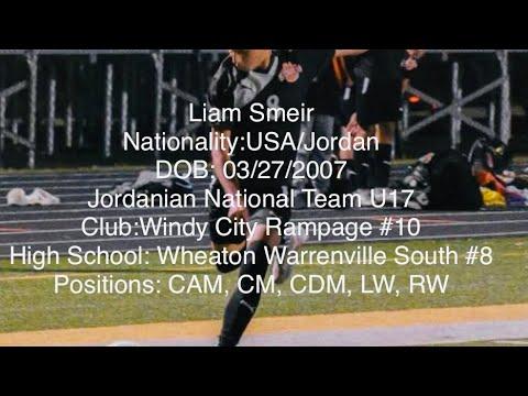 Video of Liam Smeir (2025) U17 Jordanian National Team