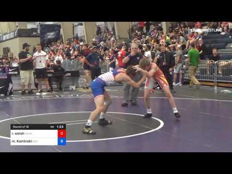 Video of 55 Kg Round Of 16 Rocco Welsh Young Guns Vs Mikey Kaminski Colt Wrestling