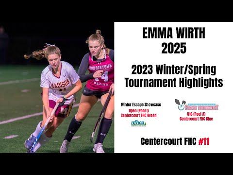 Video of Emma Wirth 2025 - 2023 Winter/Spring Tournaments