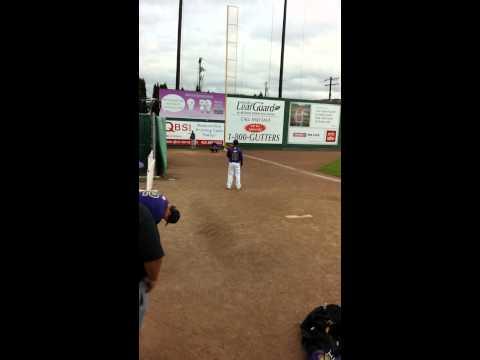 Video of Kaelan working with the Everett Merchants