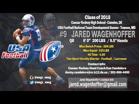 Video of Jared Wagenhoffer - 2016 USA Football National Team Development Games 