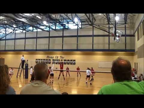 Video of Jacy Ditchie #14 outside hitter red jersey senior Paw Paw 