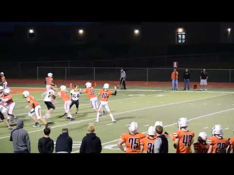 Video of Ryder #10 QB pass for touchdown