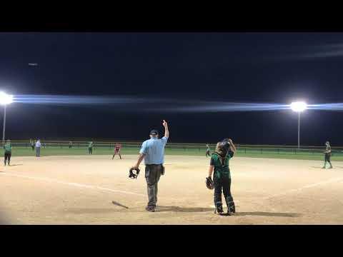 Video of Hallie Russell - 2021; #18 Shortstop, 9/17/19 - 3 run homer