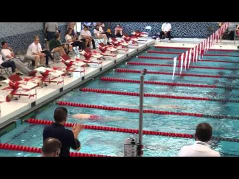 Video of 1000 Free at the Senior State Swim meet 3/2016