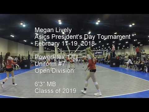 Video of Megan Lively President's Day Tournament 2018