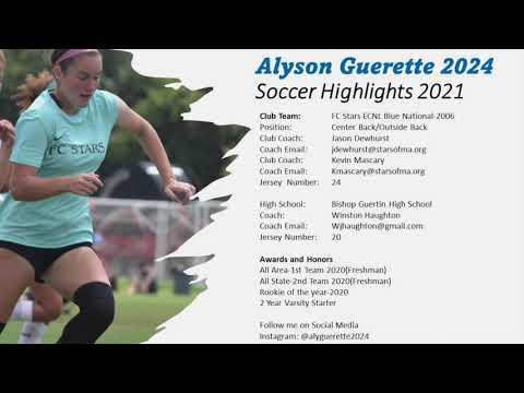 Video of Alyson 2020/2021 Highlights