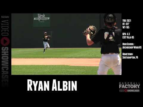 Video of 2021 Ryan Albin Baseball Factory Fall 2020