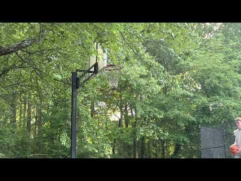 Video of Practice Dunk. Hoop 10ft