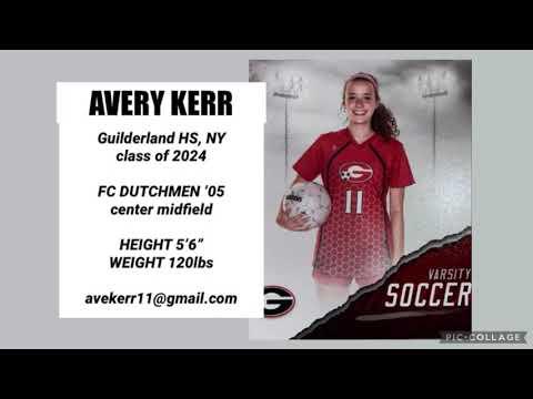 Video of Avery Kerr soccer highlight video Winter 2023