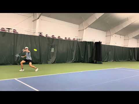 Video of College Tennis Video #1 (10/9/23)