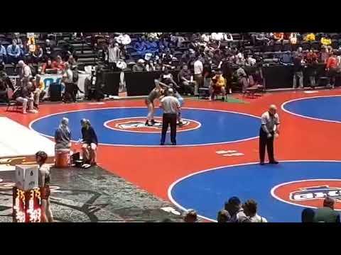 Video of Girls wrestling state (im the girl in the blue)