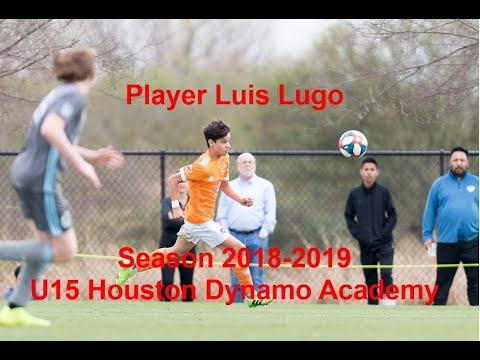 Video of Luis Lugo - U15 Houston Dynamo Academy - Season 2018-2019