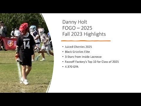 Video of Danny Holt - Fall 2023 Highlights