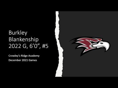 Video of Burkley Blankenship c/o 22' - CRA - Dec 2021