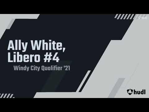 Video of Ally White, Libero #4 -Windy City '21