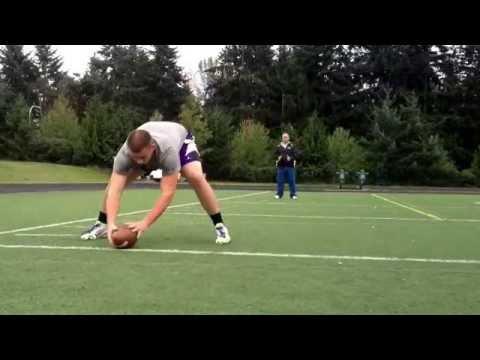 Video of Long snapping FALL 2015