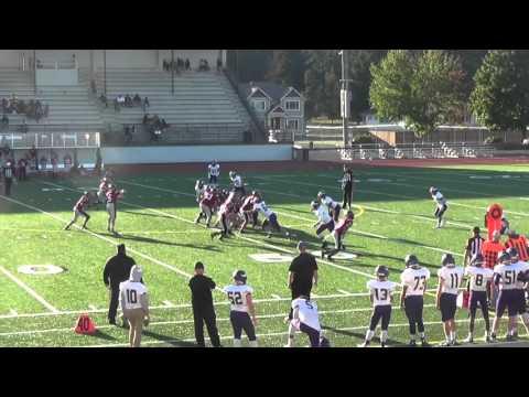 Video of Sophmore year (white #54 & purple #53 middle linebacker)