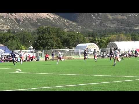 Video of Maizie's Highlights #4.  #17 in orange jersey white shorts & white jersey orange shorts, & #4 white jersey with blue shorts