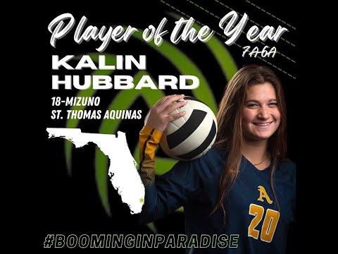 Video of Kalin Hubbard - 2022 - 6’2” Middle - Jersey #20 - St Thomas Aquinas High School - FL