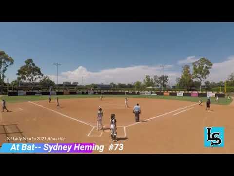 Video of 2021 Sydney Heming #73 2B SJ Lady Sharks Afanador PGF Nationals Summer 2017 
