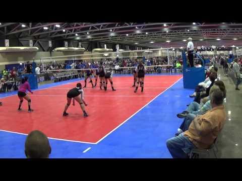 Video of Jessica Weber #17 Fusion Volleyball Kansas City JVC April 2016 Highlights