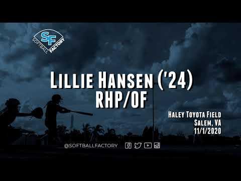 Video of Lillie Hansen SB Factory Recruiting Video