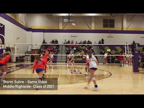 Video of Storm Suhre - Middle Hitter - Class of 2021 - Volleyball Game Video