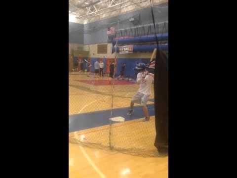 Video of Cage Hitting (post Bobby Bell instruction)